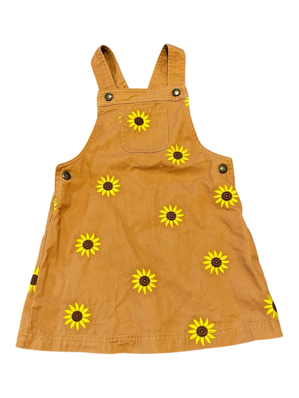 Rachel Zoe Autumn Sunflowers 🌻 Overall Style Jumper Dress 4